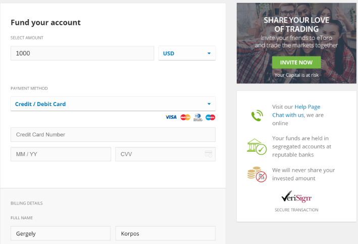 inscription etoro