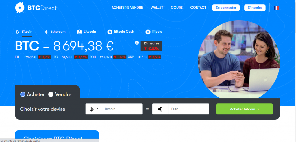 interface btc direct